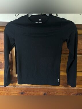 Free Country Kids Black Long Sleeve Top